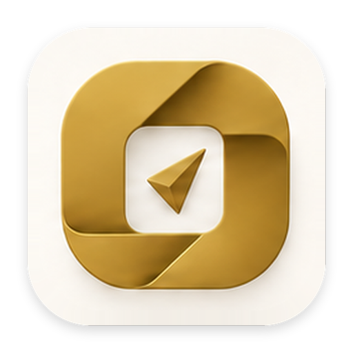 Orbit folded O logo